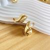 High-End Design Fat Water Drop Diamond Earrings Fashion Stud Earrings Jewelry Women
