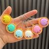 Schlüsselanhänger zur Stressbewältigung, mit gedämpftem Brötchen-Anhänger, Fidget-Clicker mit taktilem Feedback-Design, Angstlinderndes Spielzeug für Büro und Studium