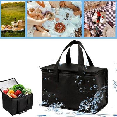 40l Insulated And Refrigerated Bag, Large Capacity Portable Lunch Bag, Zipper Picnic Camping Tin Foil Food Ba