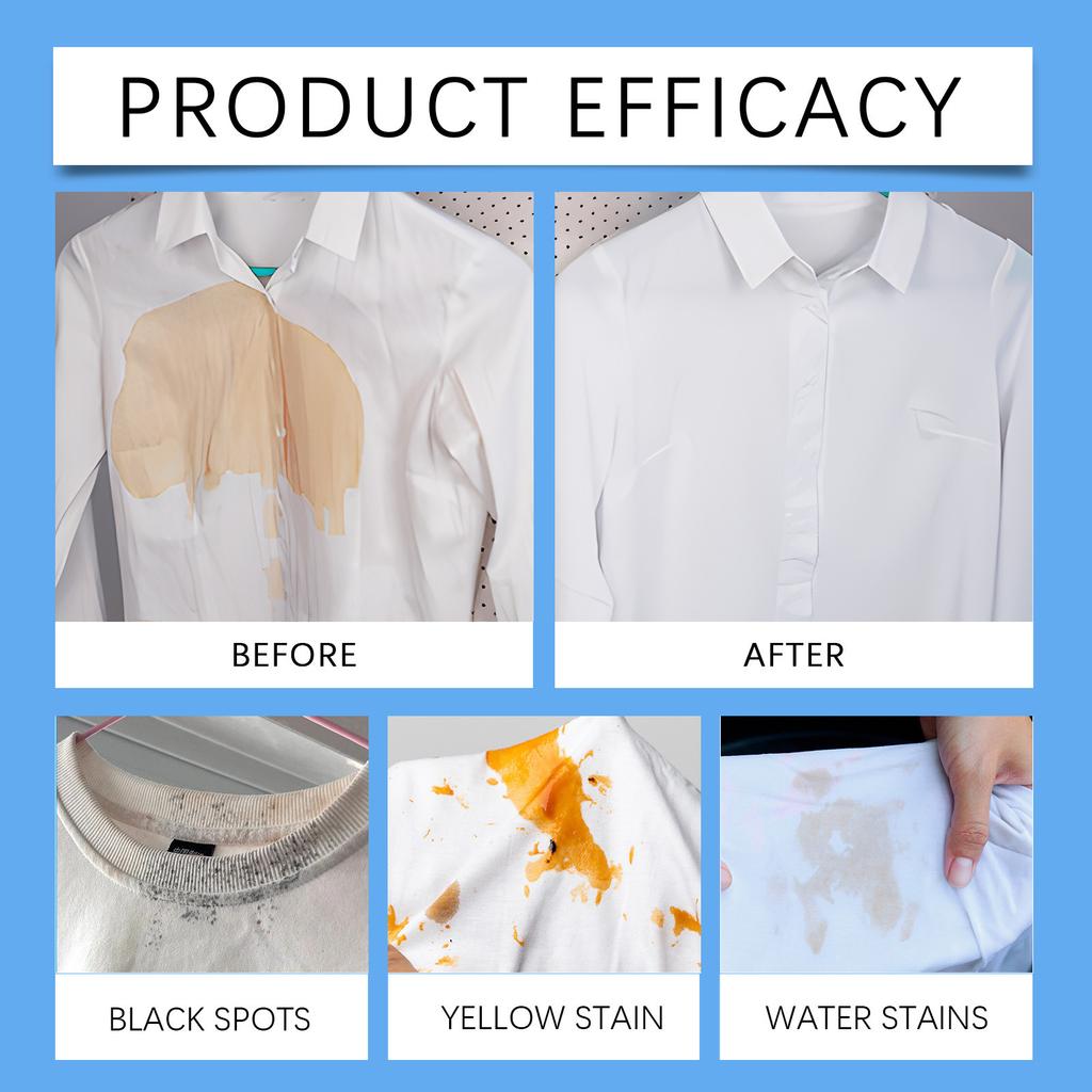 Kleidungsfleckenentferner, Sanfter Ölflecken-, Geruchsreiniger, Maschinen- und Handwäsche - verwendbarer Reiniger.100g