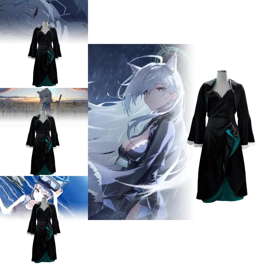 Elegantes 2024 Dark Style Cosplay-Outfit Für Rollenspiele Mit Ausgestelltem Rock