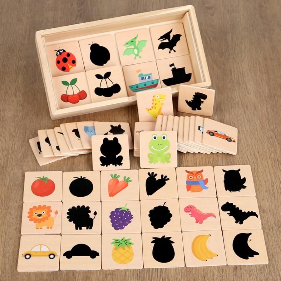Wood Spindle Box Mathematics Teaching Math Toys, Materials for Preschool Birthday Gifts 3 Years Old Homeschool