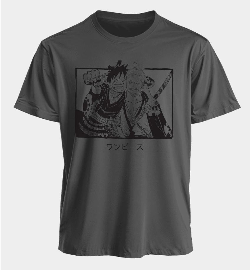 One Piece 2026 New Hot Straw Hat Luffy Unisex Tshirt Summer New Anime Doublesided Printed Casual Parentchild Shirt