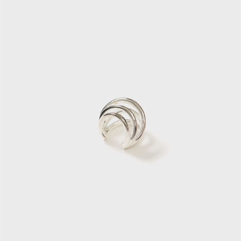 EENK Quintuple Ear Cuff - Silver
