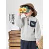 College Style Sweatshirt Spring and Autumn Clothing 2026 New Spring and Autumn Style Baby Children's Clothing Kids' Spring and Autumn Toddler Tops