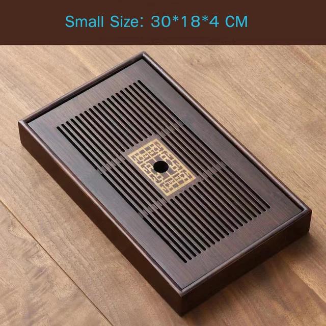 Chinese Natural Bamboo Tea Tray Water Storage Kung Fu Set Household Rectangular Board
