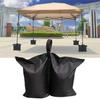GrowGem Zeltplane Stützmaterial Camping Sport Starker Wind Fallschutz Gewicht Sandbeutel 10kg Set von 4 Schwarz