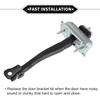 Door Check Strap Stopper Limiter for Jeep Cherokee 3.2L 14-21, Durable Metal Black Front Left Right Door Check Bracket Stop Door Checker Arm Assembly
