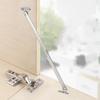 High Quality Brand New Door Stay Hinges Silver Stainless Steel Support 2PCS Two-fold Door Left&Right Lid Lift Up