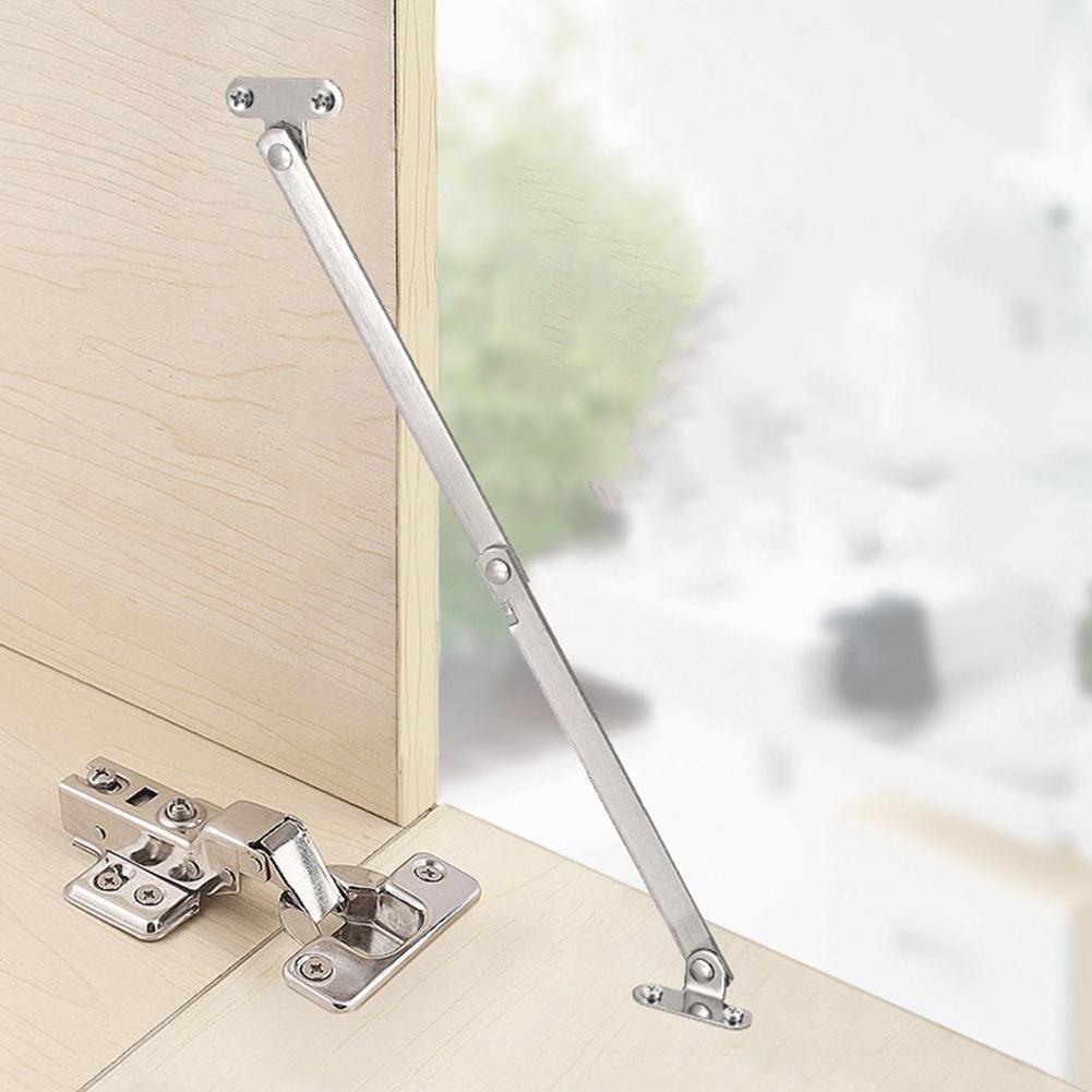 High Quality Brand New Door Stay Hinges Silver Stainless Steel Support 2PCS Two-fold Door Left&Right Lid Lift Up