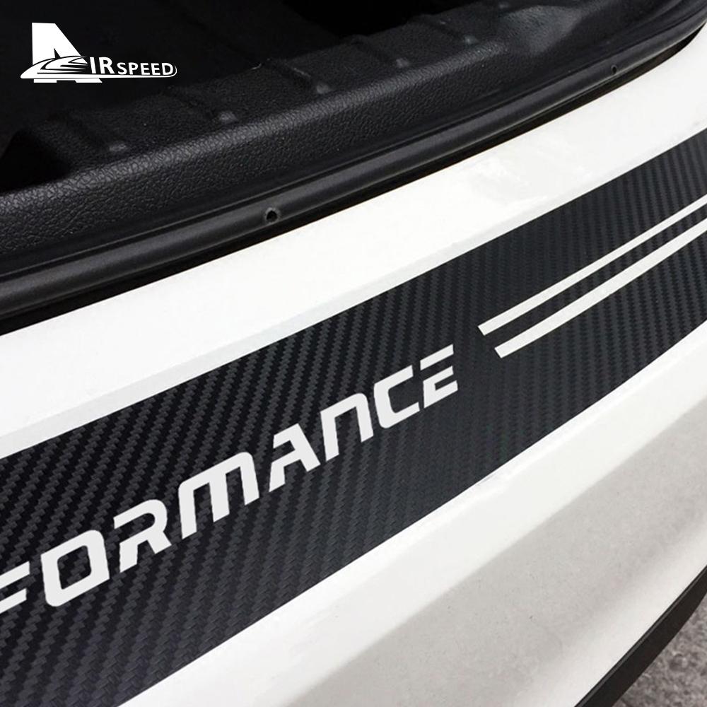 Αυτοκόλλητα πίσω πορτμπαγκάζ αυτοκινήτου από ανθρακονήματα M Performance για BMW 1 3 5 7 Series E46 E90 F20 F30 F10 G20 E60 X3 X4 X5 X1 X6