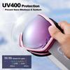 Odoland Photochromic Snow Goggles with Mirror OTG Glasses UV400 Automatic Impact Color-Changing Lenses, Anti-Fog, Compatible, Protection, Dimming,