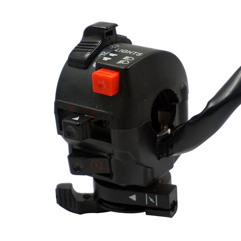 Motorrad DIY Zubehör Elektrischer Startschalter Blinker Anzeigeschalter Fernnahlichtknopf Für ATV 200 250