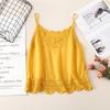 Chaleco de ganchillo de punto hueco para el verano de mujer con nuevo top de tirantes suelto bohemio sin mangas