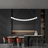 French Cream All-Copper Chandelier: Modern Minimalist Dining Table & Bar Light