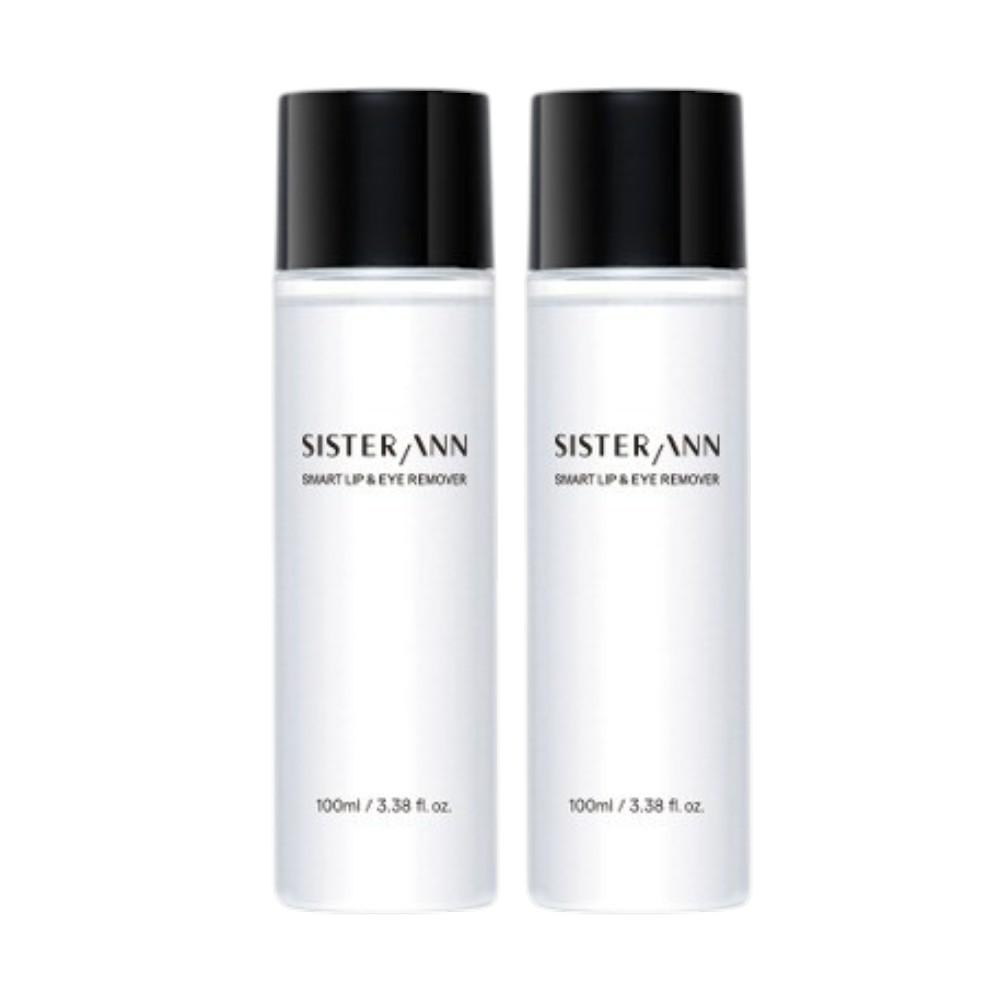 

SISTER ANN Smart Lip & Eye Remover [Set of 2] Dual-Phase Deep Cleansing & Gentle Waterproof Makeup Remover 100ml x 2ea