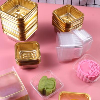 100Pcs Sicher Quadratische Form Nette Langlebig Klar Cookie Candy Container Kuchen Container