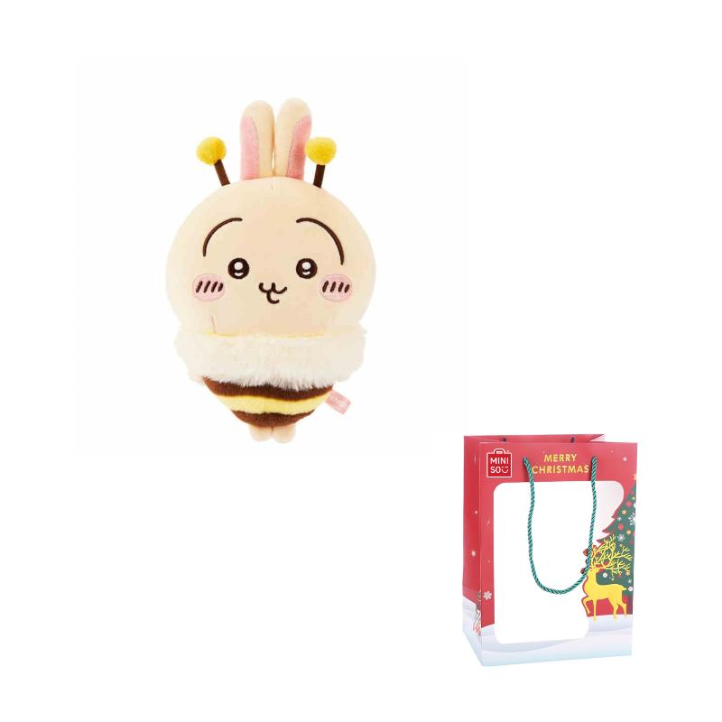 MINISO x Chiikawa Hachiware, Chiikawa, Usagi Sakura Season Bee Dolls Plush Doll Trumpets High Doll