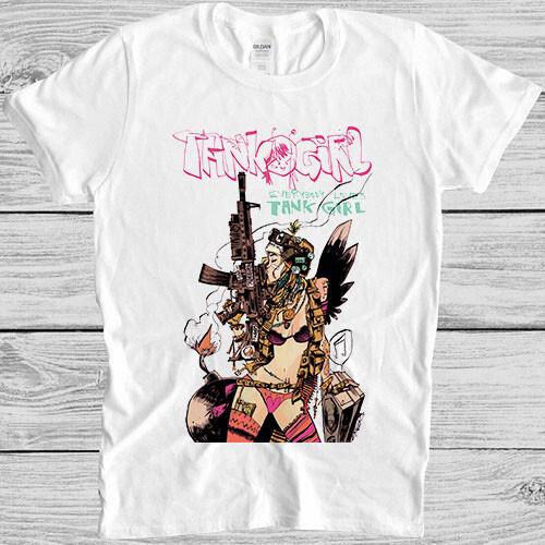 Tank Girl Army Charlie Dont Surf Funny Meme Vintage Gift Tee T Shirt 4001 S