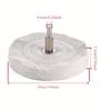 1Pc Cotton Cloth 4inch 100mm Polishing Wheel Polishing Pad Bore For Metal Jewelry Wood Grinding Buffing Polisher Accessories