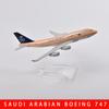 1/400 Scale 16cm 747 SAUDI ARABIAN Airplane Model Airplane Diecast Metal Planes