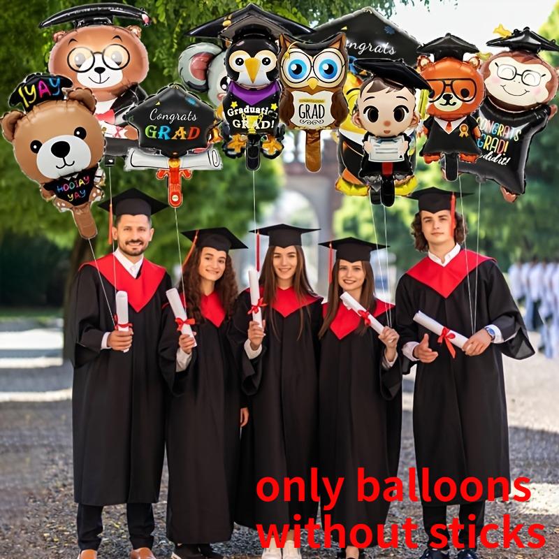 10/30/50PCS Graduation Season Parties Mini Random Graduation Ceremony Aluminum Film Balloon Party Decoration Group Photo Balloon