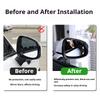 For Xpeng G9 Xiaopeng G9 Rearview Mirror Rain Eyebrow Rearview Mirror Rain Deflector Frame Body Decoration Exterior Accessories