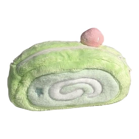 Plush Pencil Case Large Capacity Stationery Bag Zipper Pencil Storage Box Cute Makeup Bag Gift for Friends
