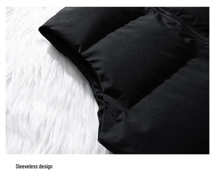 Trendy Men's Stand Collar Cotton Padded Vest - Autumn/Winter 2025