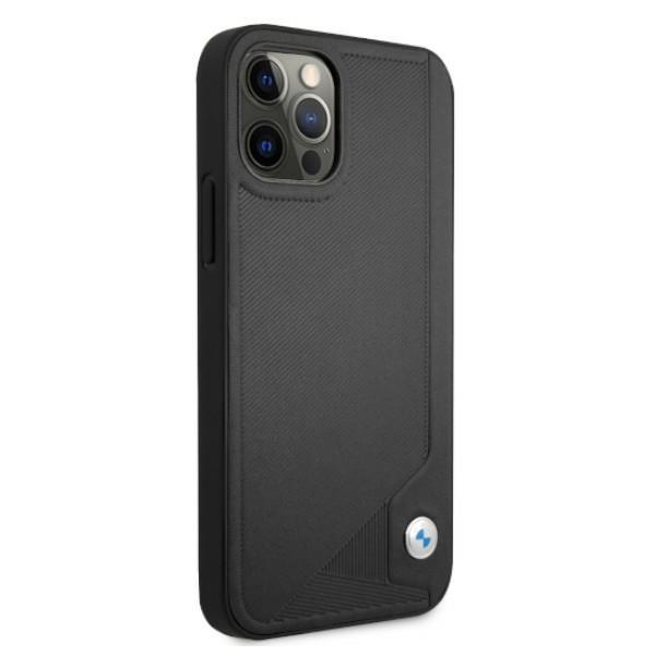 Etui Bmw Bmhcp12Mrcdpk Iphone 12/12 Pro 6,1 Czarny/Black Hardcase Leather Deboss