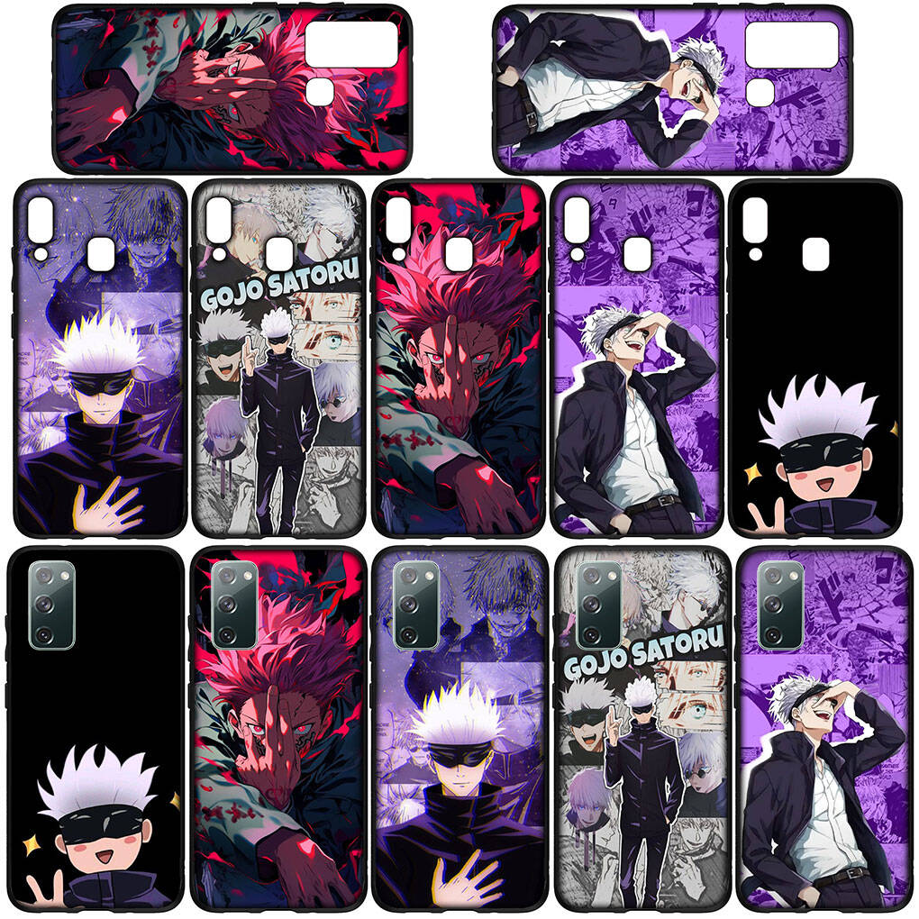 Phone Case for Samsung Galaxy S25 S23 S22 S24 Ultra FE A05 A06 A15 A16 A36 A37 A35 A54 A55 A56 A57 A25 A26 A53 Poster Gojo Satoru Jujutsu Kaisen Cover
