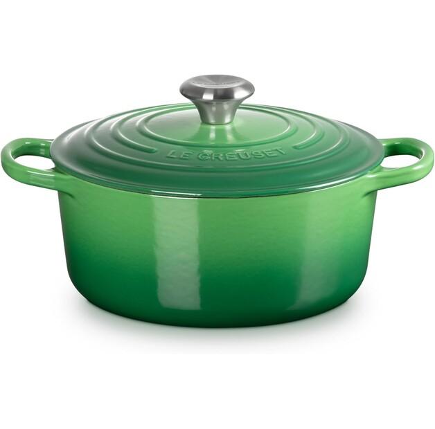 Le Creuset Signature Round Casserole 24 Cm Bamboo Green 4.2 L (21177244082430)