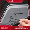 Kycmn3 Hot 2026 4/10pcs Car Styling 3D Aluminum Speaker Audio Stickers Badge Emblem Decal For Mercedes Benz AMG W124 W202 W203 W204 W21