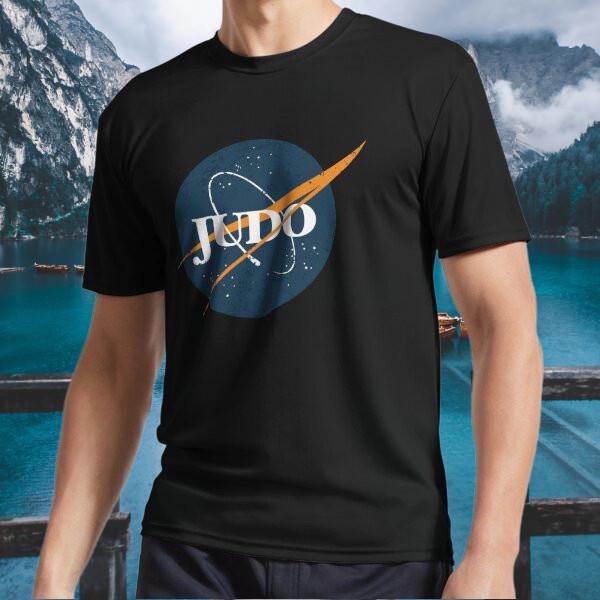 Nové tričko Judo Space Vintage - Logo Aktivní tričko Vtipné Velikost S až 5XL
