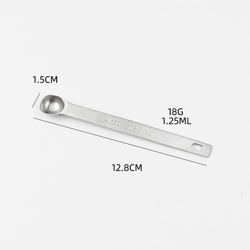 1 Pcs Stainless Steel Measuring Spoon Set Coffee Ingredients Cooking Baking Seasoning Tools Kitchen Accessories 6 specifications