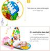 Musical Kick and Play Gym: Infant & Toddler Crawling Mat (0-12 Months)