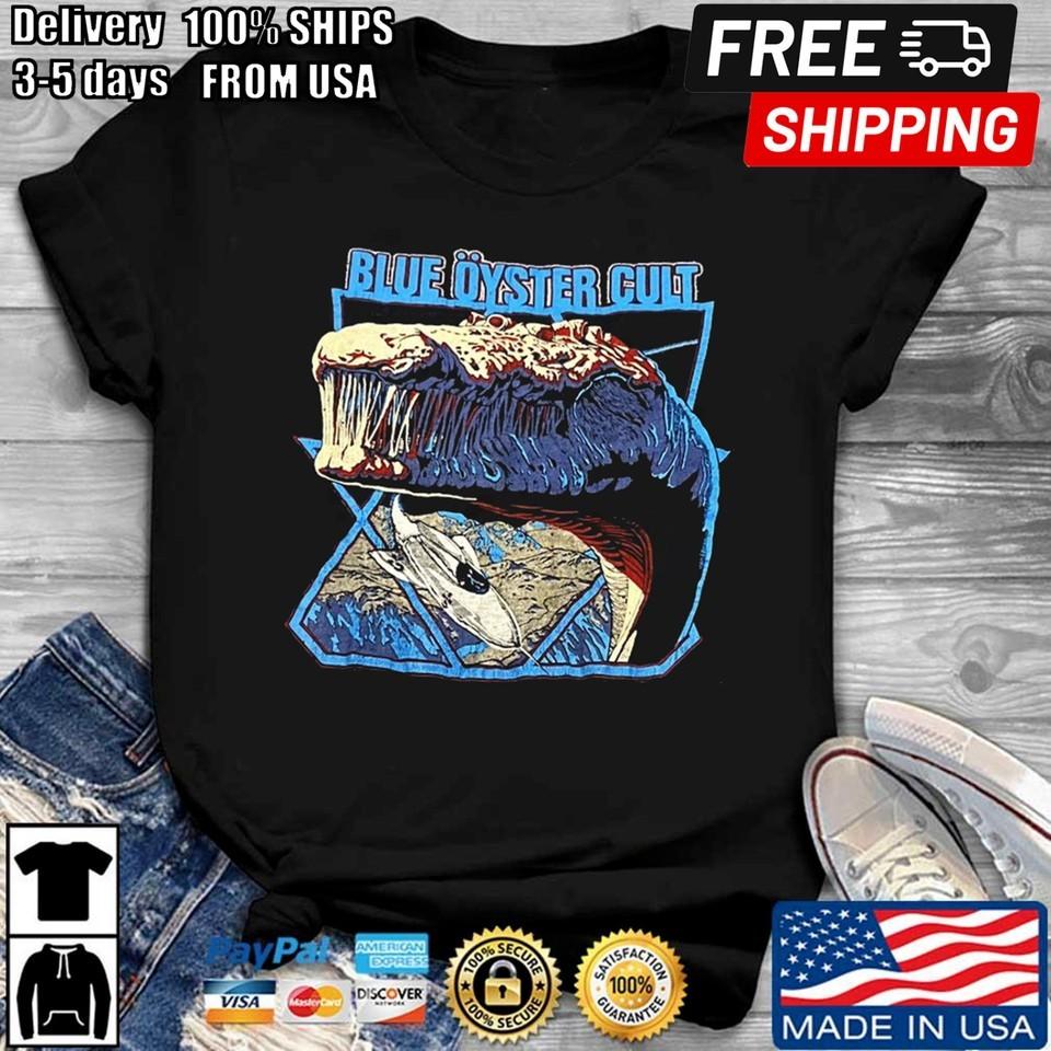 VTG 80s 1980 Blue Oyster Cult Cultosaurus Erectus Christmas shirt ND308 XXXL