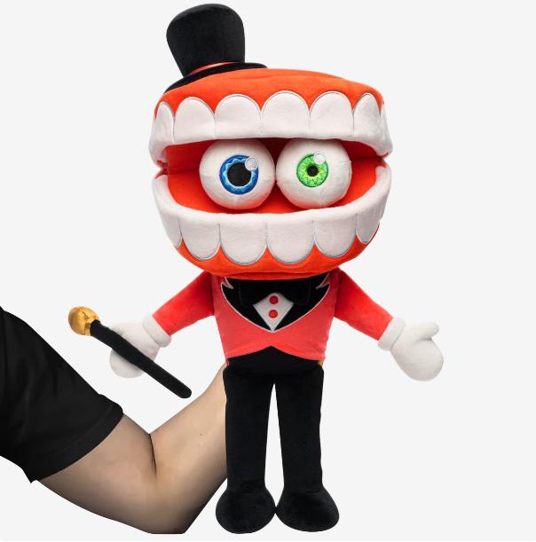 Genuine The Amazing Digital Pomni Plush Toy Soft Stuffed Clown Collectible Merchandise For Animation Fans Home Decor