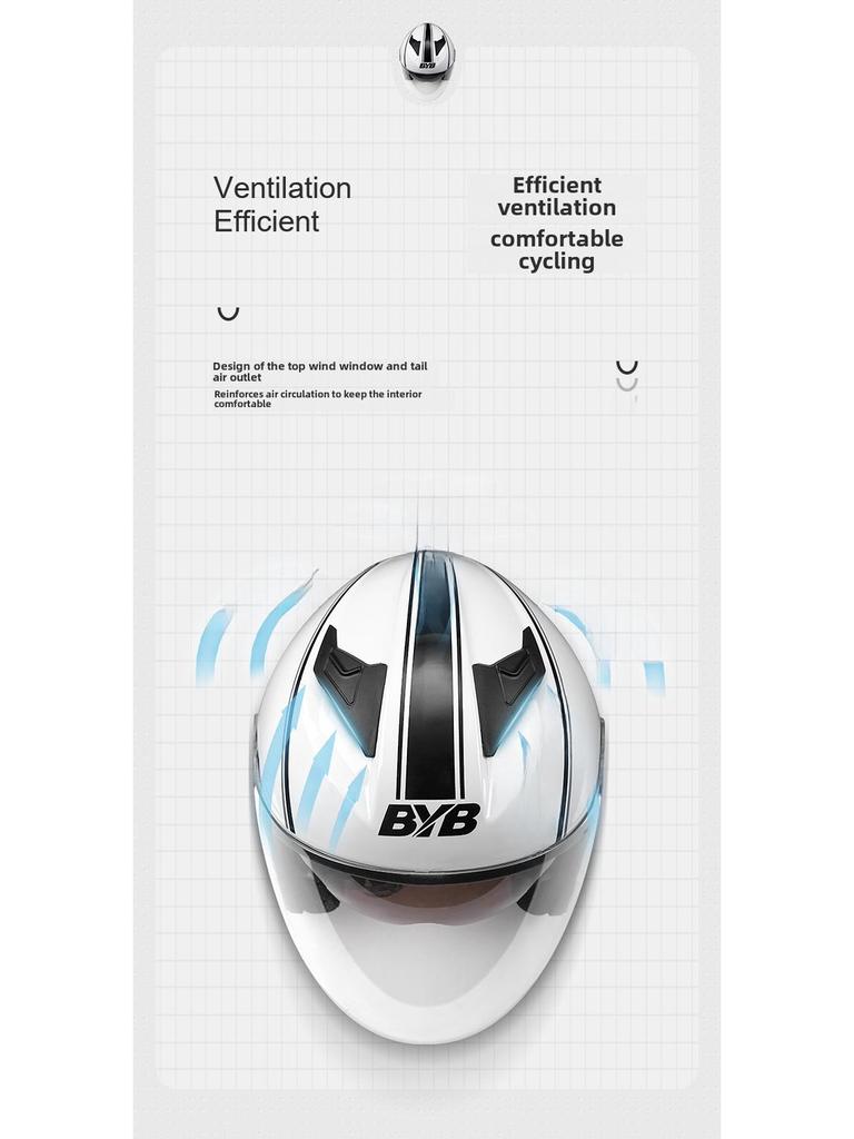 Motorcycle and Electric Bike Helmet with Anti-Fog Dual Visor for All Seasons
