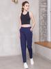Loopa Long Travel Yoga Jogger Size 68cm Inseam Women's Pants, Pants, Running, Training, Moisture-Wicking, Quick-Drying Pants, Navy, M,