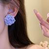 Jewelry Accessories Rose Ear Studs Kit Vacation Style Sweet Stud Earrings  Summer Beach