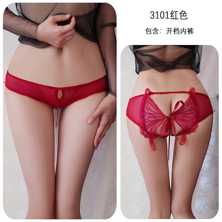 Sexy Pure Style Sexy Lace Panties Hot Hollow Bow Briefs Women