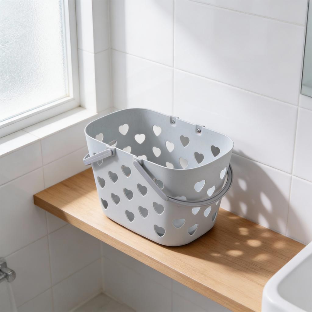 Compact Shower Caddys for Storing Cosmetics and Cleansing Products