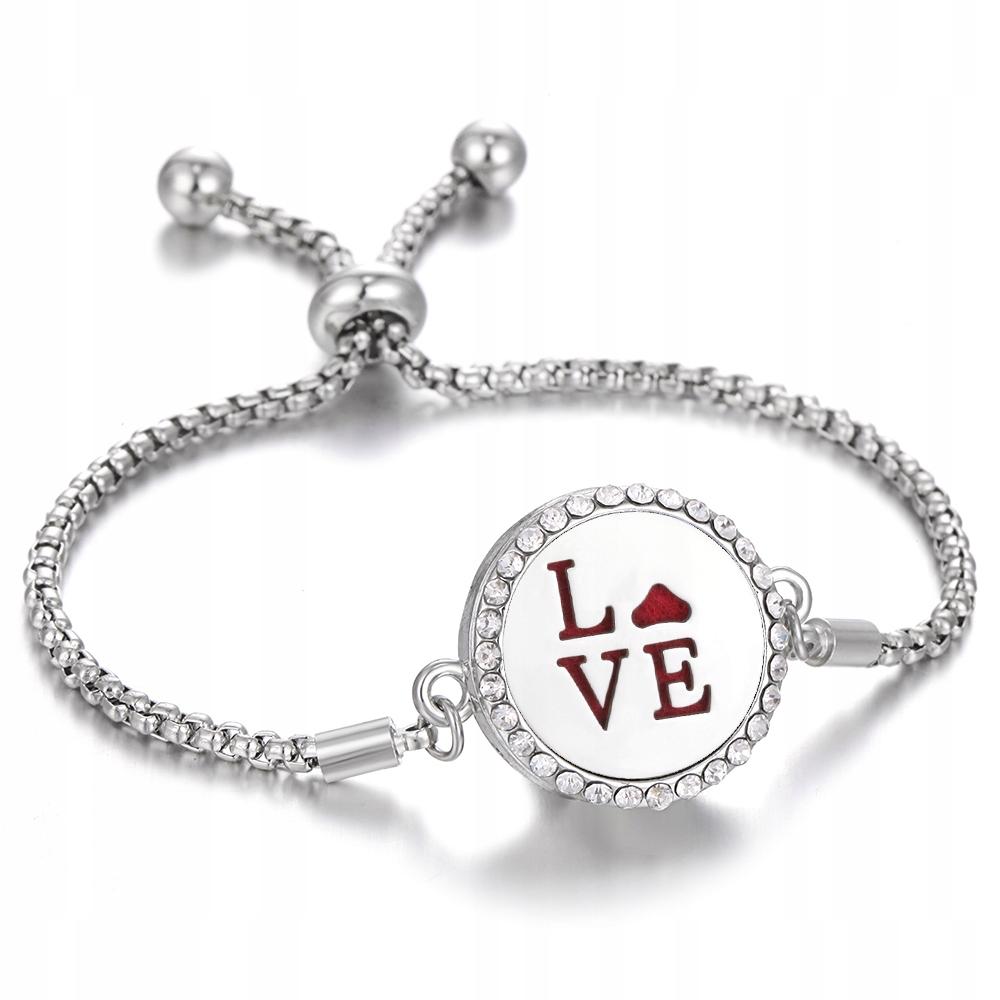 Aromatherapy Bracelet Steel Love Love B01