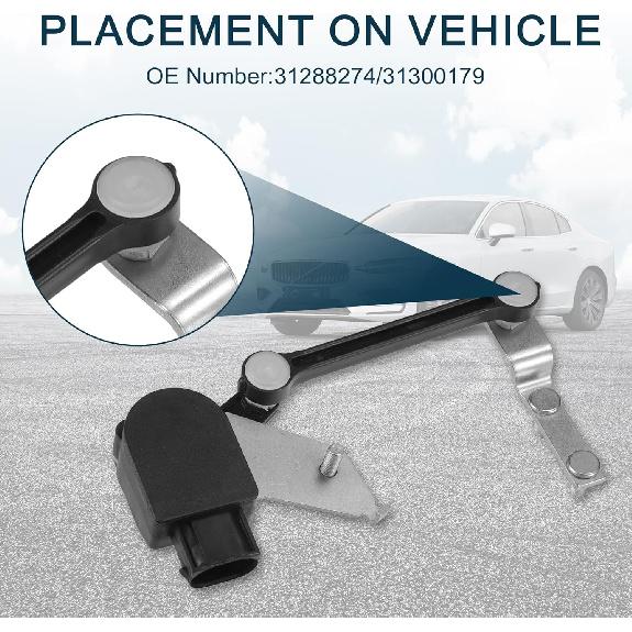 Air Suspension Ride Height Level Sensor for Volvo S60 2011-2016 No.31288274/31300179 | Rear Right Height Level Sensor 1 Pc