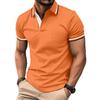 Pánské polo tričko s krátkým rukávem 3D digitální tisk Business Casual knoflíkové polo tričko