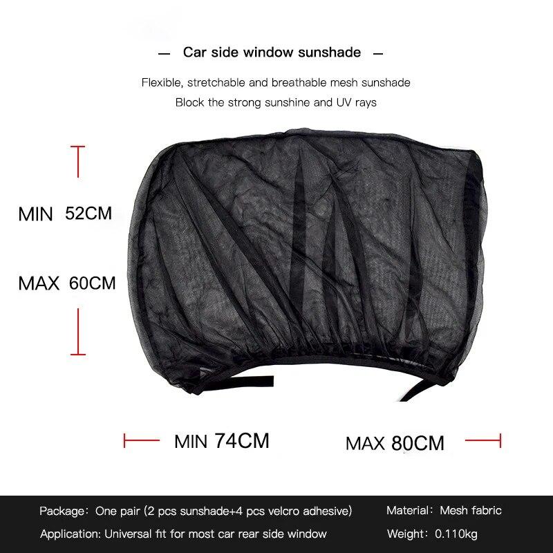 Car Curtain Home Summer Blinds Cover Sunshade Shield Child Rear Window Baby Sun Visor Protect Auto Universal Accessories