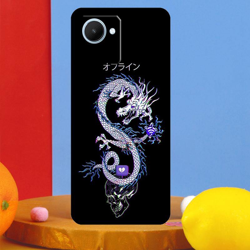 Ancient Japanese Dragon For Realme GT Neo 5 6 9 10 11 12 Pro Plus C11 C25 C21Y C30 C31 C33 C35 C51 C53 C55 C67 Case