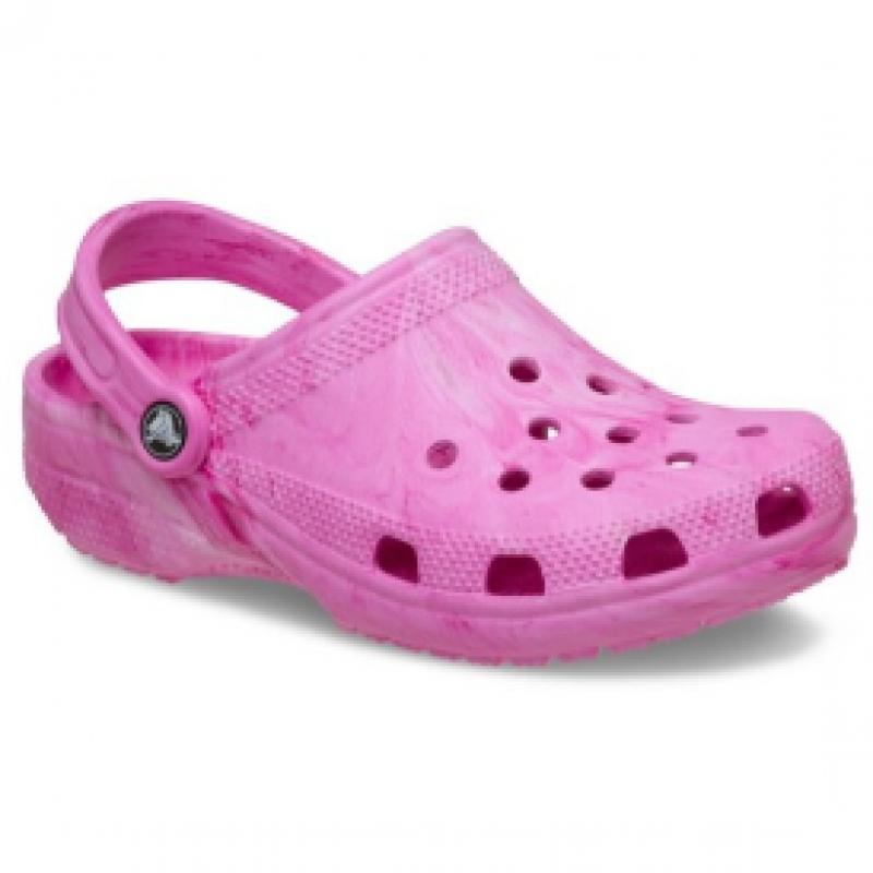 Crocs Children S ShoeS claSSic Watercolor Marble Clog kidS Pink Swirl 211602 7av