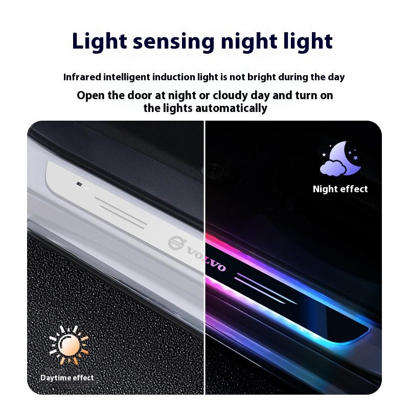 Car Wireless LED Threshold Light Accessories For Volvo XC40 XC60 XC70 XC90 C30 C70 S40 S60 S80 S90 V40 V50 V60 V70 V90 T5 T6 T8